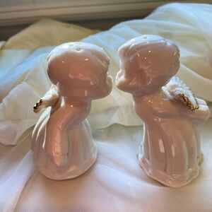 Formalities by Baum Brothers Kissing Angels Salt and Pepper Shakers